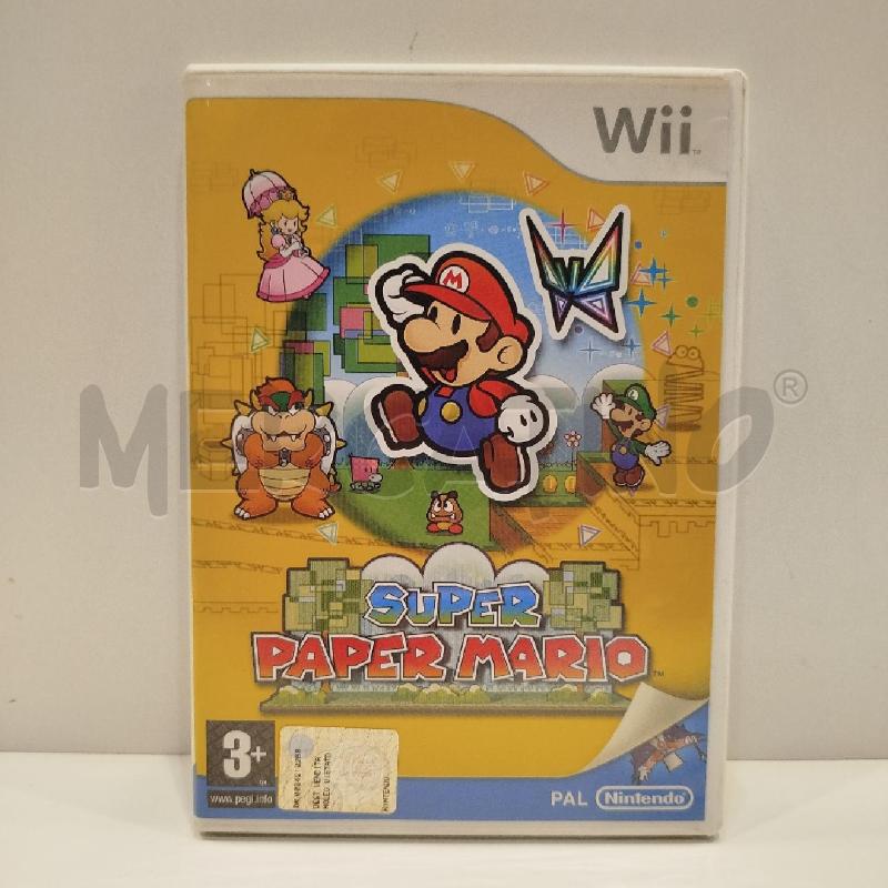 VIDEOGIOCO NINTENDO WII SUPER PAPER MARIO ITALIANO COMPLETO | Mercatino dell'Usato Roma re di roma 1