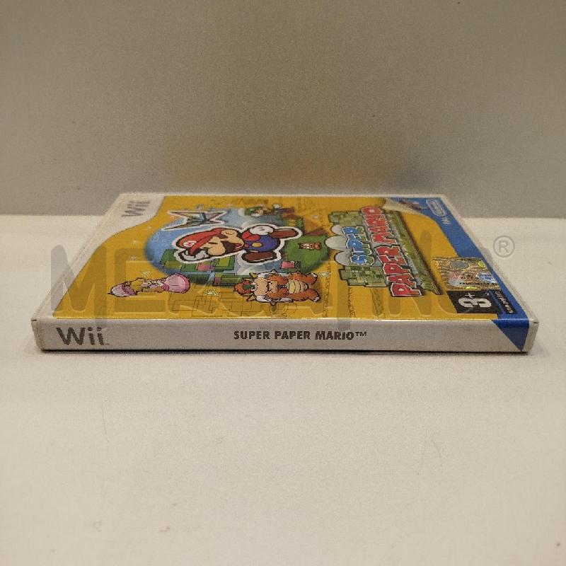 VIDEOGIOCO NINTENDO WII SUPER PAPER MARIO ITALIANO COMPLETO | Mercatino dell'Usato Roma re di roma 3