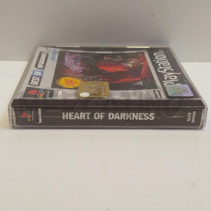 VIDEOGIOCO PLAYSTATION 1 HEART OF DARKNESS COMPLETO ITALIANO BEST OF INFOGRAMES | Mercatino dell'Usato Roma re di roma 3