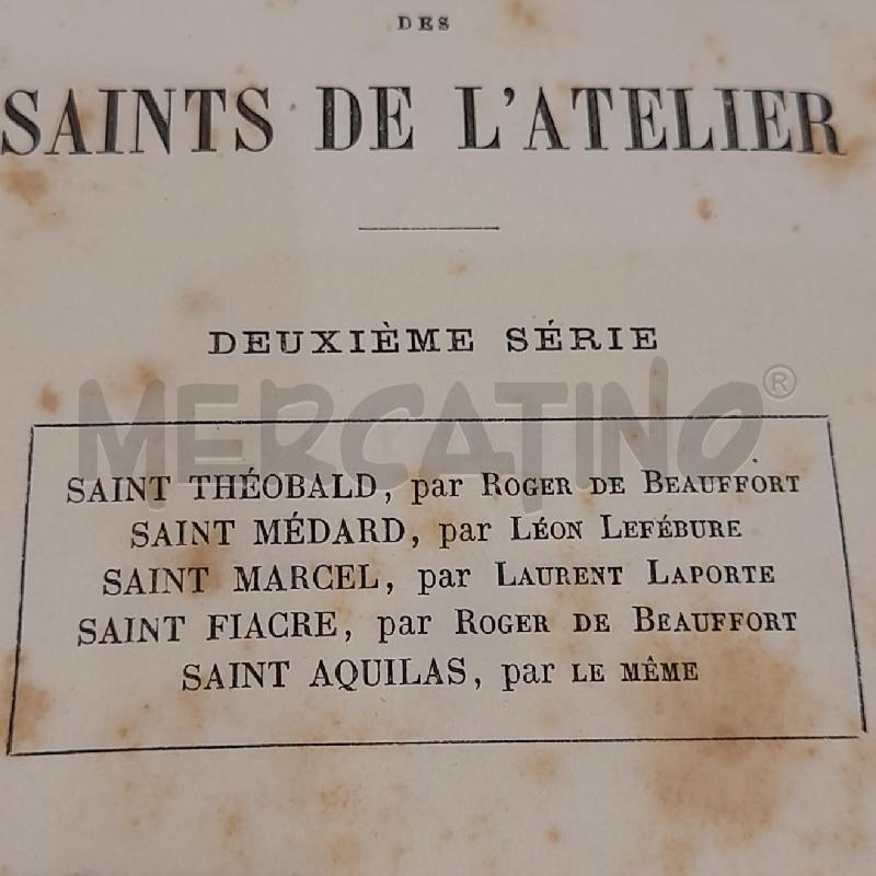 VIES DES SAINTS DE L'ATELIER DEUXIEME SERIE 1884 ALFRED MAME | Mercatino dell'Usato Roma re di roma 4
