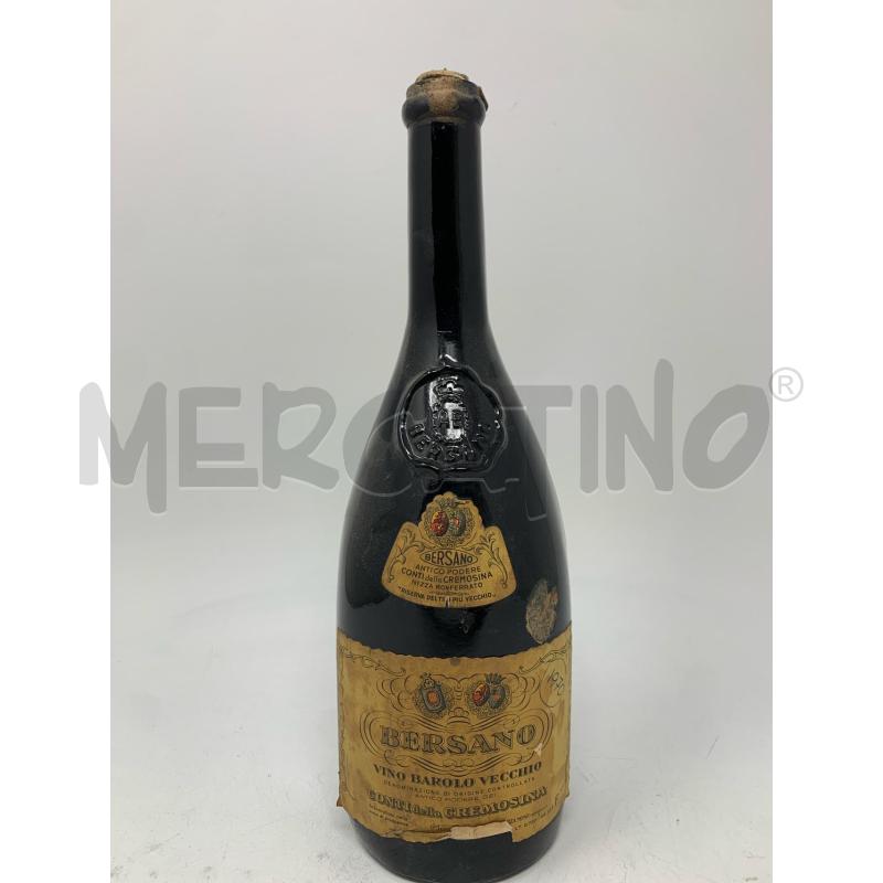 VINO BERSANO BAROLO VECCHIO | Mercatino dell'Usato Roma re di roma 1