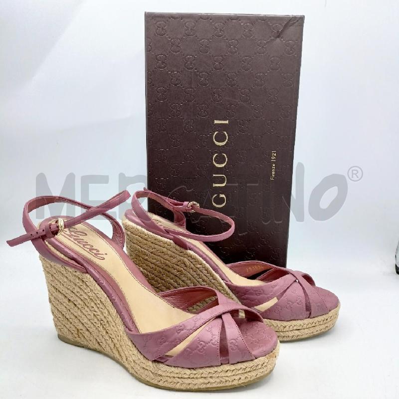 ZEPPA GUCCI ROSA ANTICO MONOGRAM | Mercatino dell'Usato Roma re di roma 1