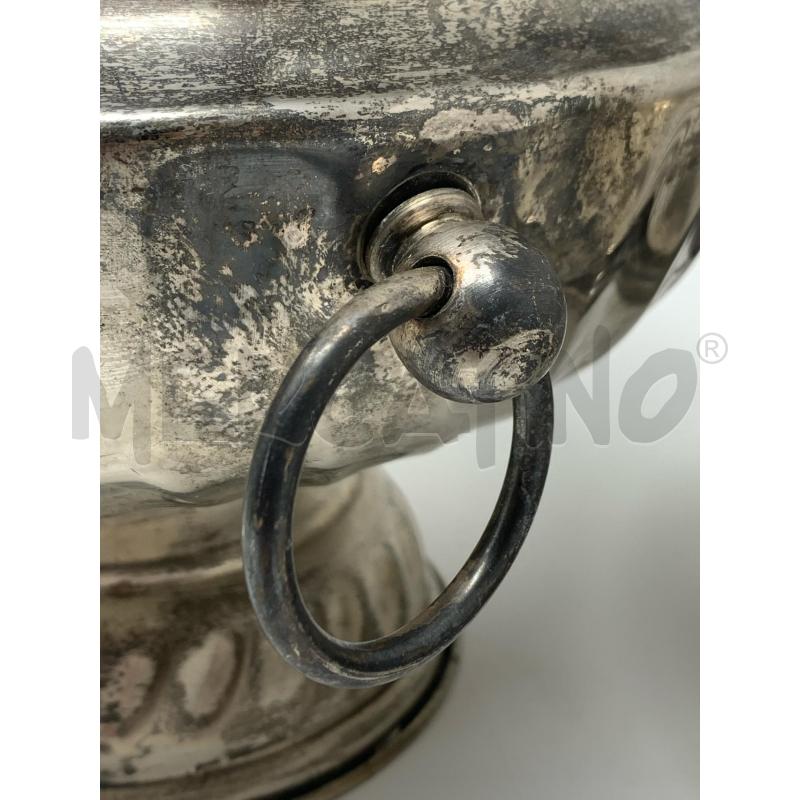 ZUPPIERA SILVER PLATED BOMBATA SU BASE CIRCOLARE | Mercatino dell'Usato Roma re di roma 5