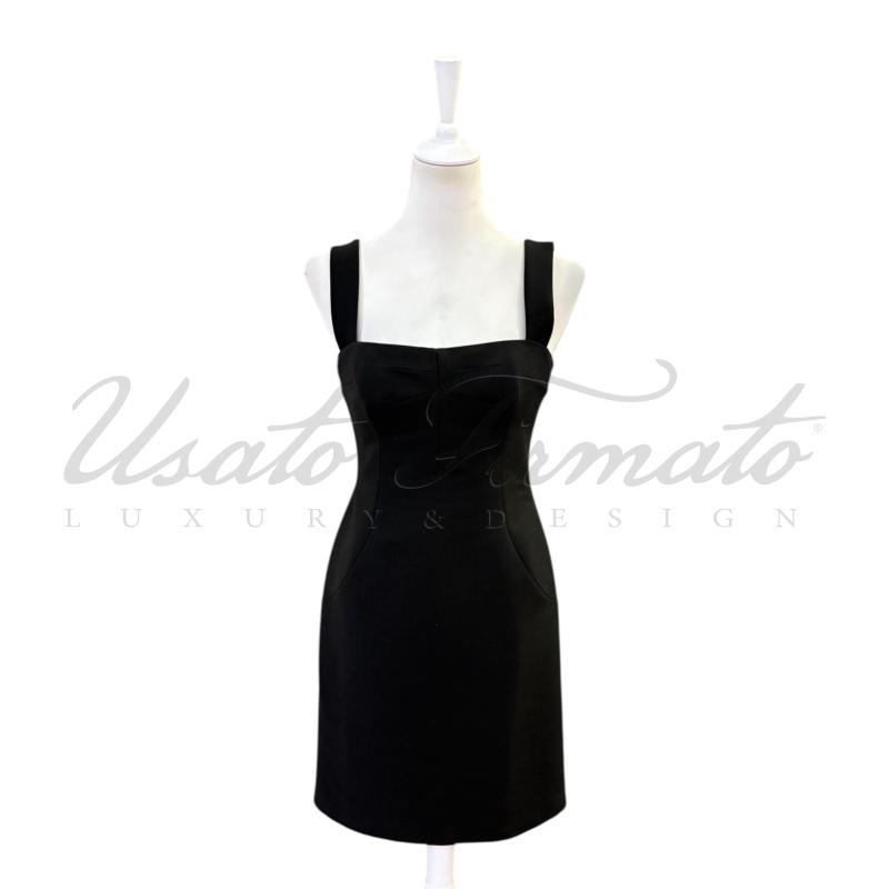 ABITO DONNA DOLCE&GABBANA NERO BUSTIER TG 42 | Mercatino dell'Usato Roma parioli 1