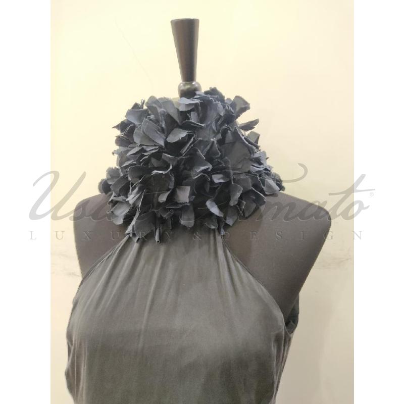 ABITO DONNA EMPORIO ARMANI NERO LUNGO TG S | Mercatino dell'Usato Roma parioli 3