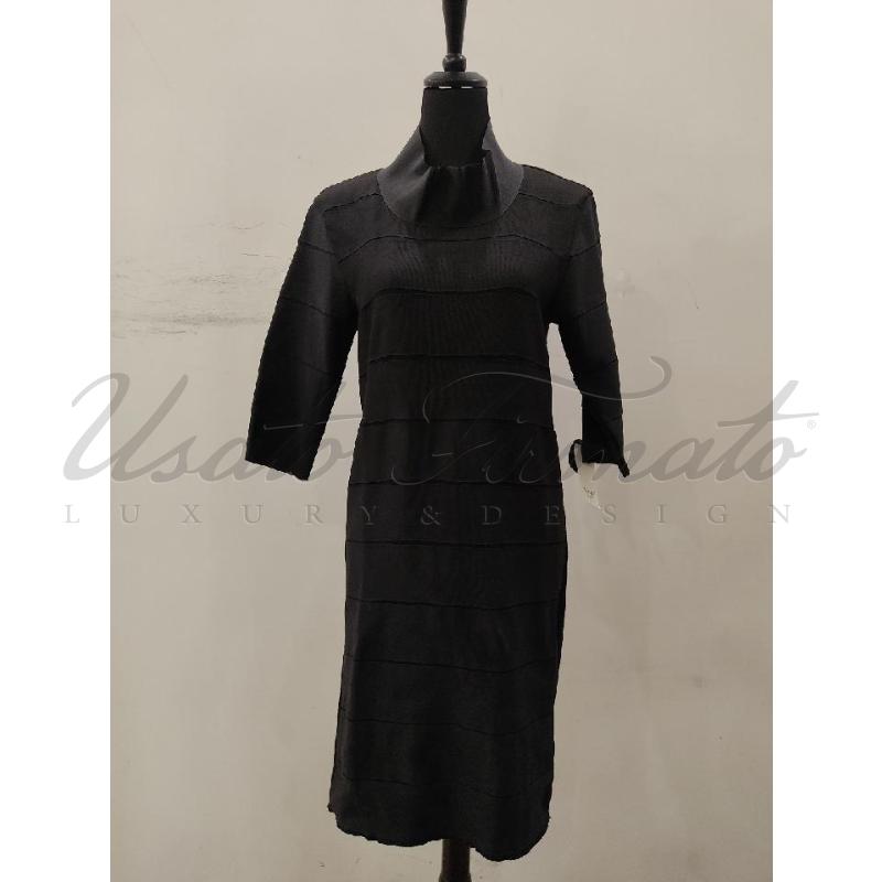 ABITO DONNA LANVIN NERO FASCE TG 40 | Mercatino dell'Usato Roma parioli 1