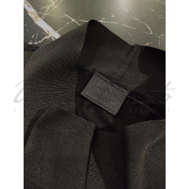 ABITO DONNA LANVIN NERO FASCE TG 40 | Mercatino dell'Usato Roma parioli 4