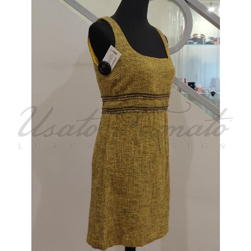 ABITO DONNA RED VALENTINO GIALLO VERDE TG 42 | Mercatino dell'Usato Roma parioli 2