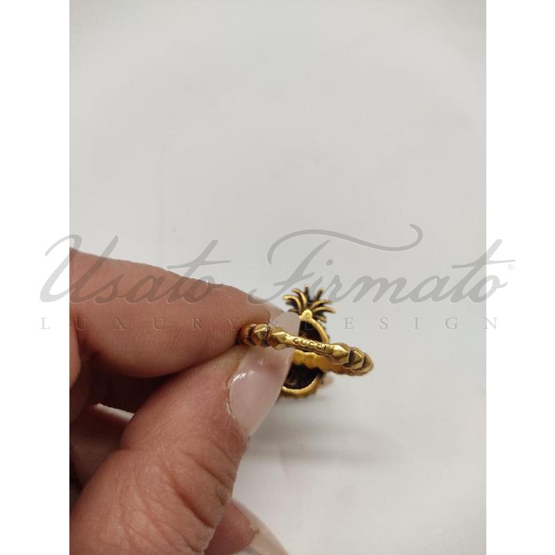 ANELLO DONNA GUCCI ANANAS STRASS | Mercatino dell'Usato Roma parioli 2