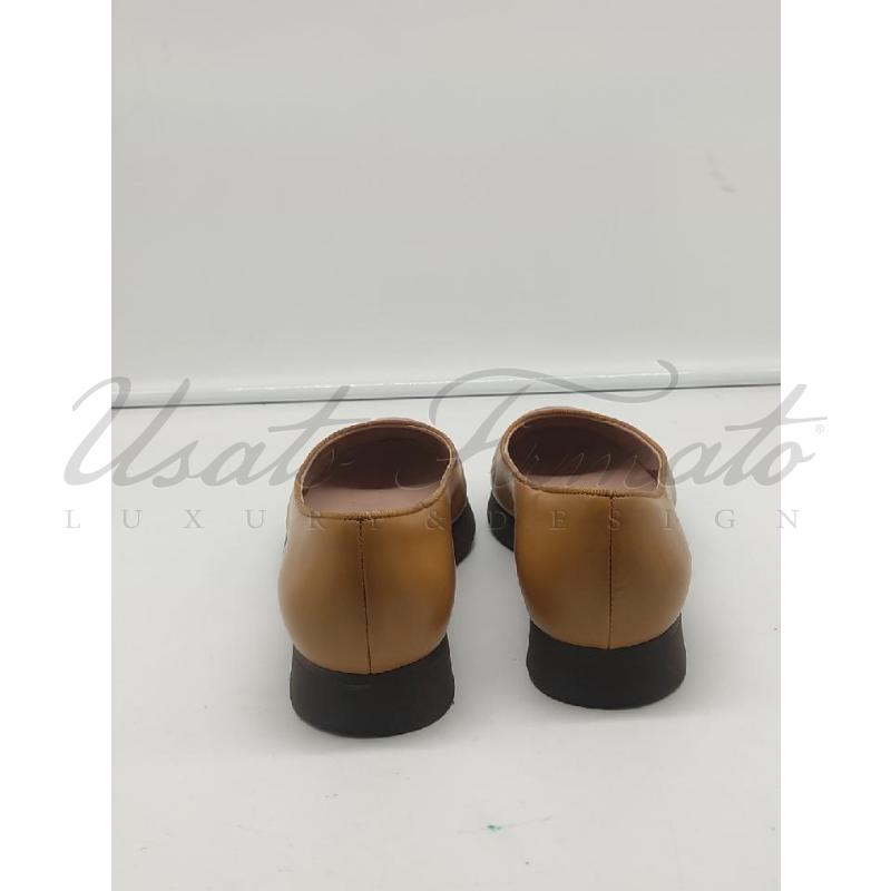 BALLERINA SALVATORE FERRAGAMO BEIGE TG. 7 | Mercatino dell'Usato Roma parioli 4