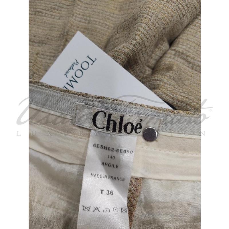 BERMUDA DONNA CHLOE BEIGE TG. 36 | Mercatino dell'Usato Roma parioli 3