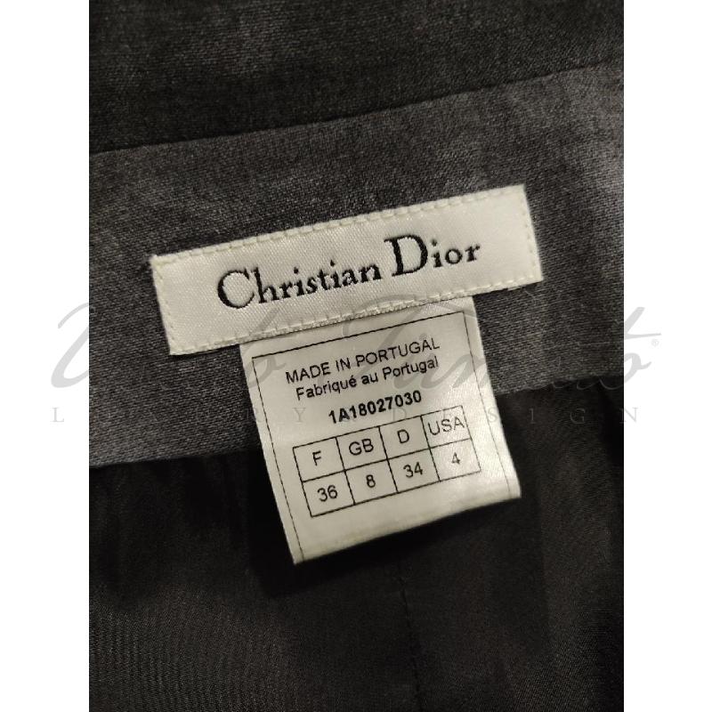 BLAZER DONNA CHRISTIAN DIOR GRIGIO TG 38 | Mercatino dell'Usato Roma parioli 4