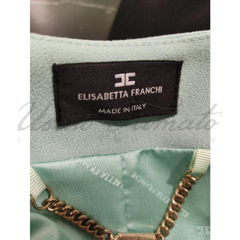 BLAZER DONNA ELISABETTA FRANCHI VERDE ACQUA TG XS | Mercatino dell'Usato Roma parioli 4