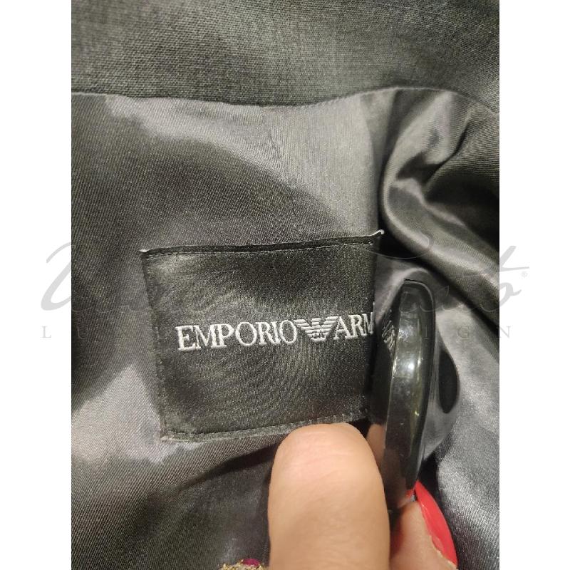 BLAZER DONNA EMPORIO ARMANI GRIGIA TG. 36 | Mercatino dell'Usato Roma parioli 3