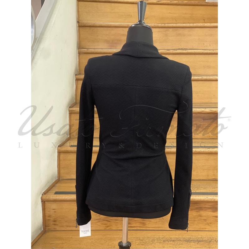 BLAZER DONNA EMPORIO ARMANI NERA TG 38 | Mercatino dell'Usato Roma parioli 3