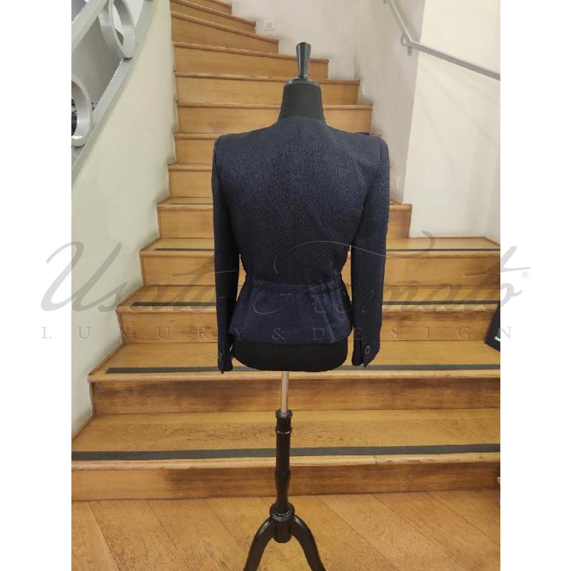 BLAZER DONNA GIORGIO ARMANI BLU TG 42 | Mercatino dell'Usato Roma parioli 3