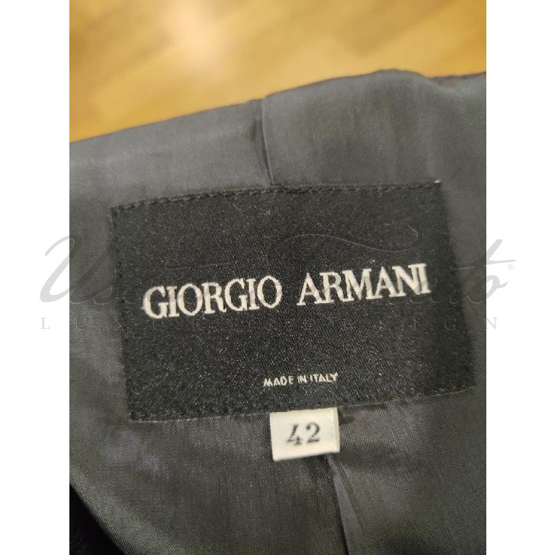 BLAZER DONNA GIORGIO ARMANI BLU TG 42 | Mercatino dell'Usato Roma parioli 4