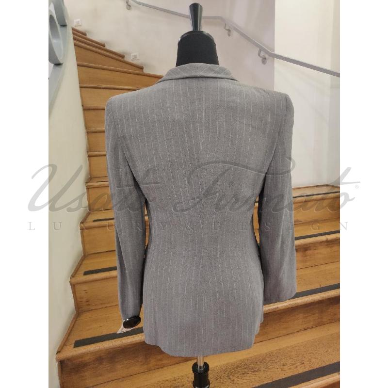 BLAZER DONNA GIORGIO ARMANI GRIGIA VINTAGE TG 42 | Mercatino dell'Usato Roma parioli 3