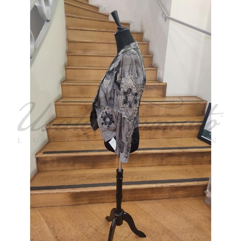 BLAZER DONNA GIORGIO ARMANI GRIGIO PERLA TG 42 | Mercatino dell'Usato Roma parioli 2