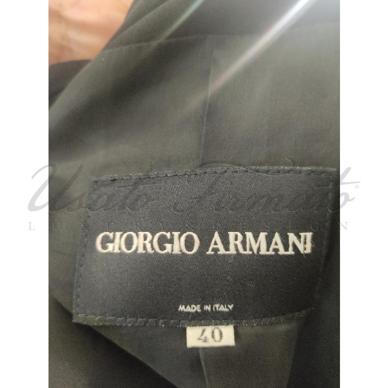 BLAZER DONNA GIORGIO ARMANI NERO TG S | Mercatino dell'Usato Roma parioli 4
