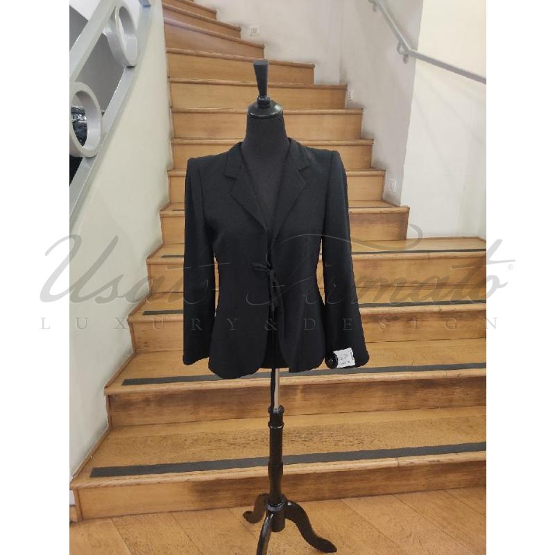 BLAZER DONNA GIORGIO ARMANI NERO TG S | Mercatino dell'Usato Roma parioli 1
