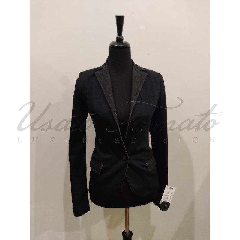 BLAZER DONNA JUST CAVALLI NERO TG 38 | Mercatino dell'Usato Roma parioli 1