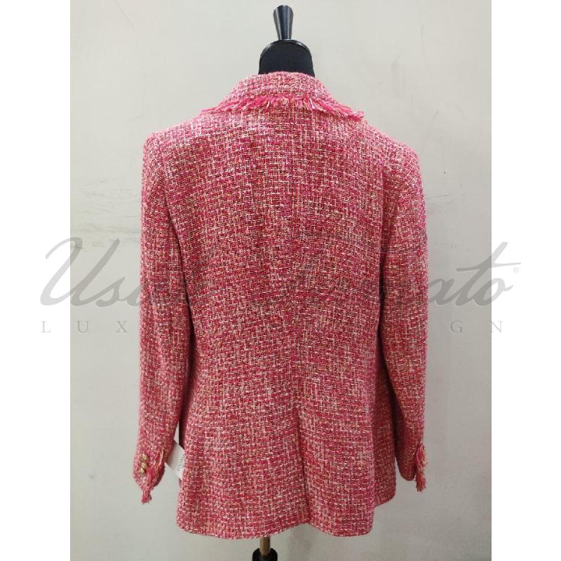 BLAZER DONNA LUISA SPAGNOLI ROSA TG. 48 | Mercatino dell'Usato Roma parioli 3