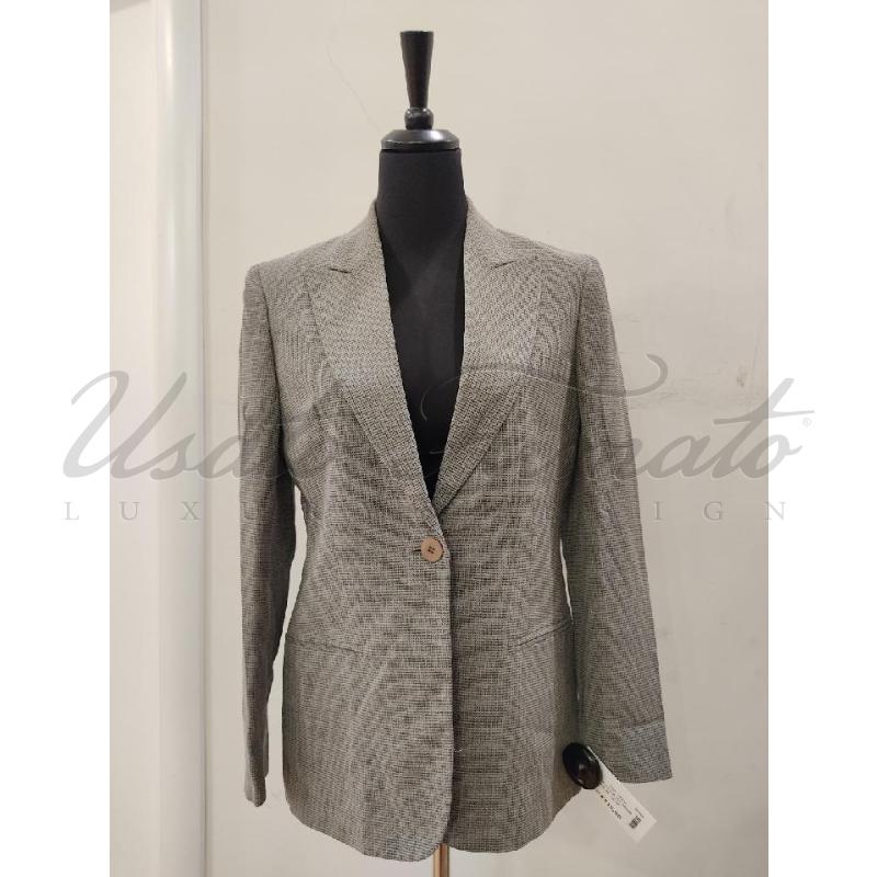 BLAZER DONNA MAXMARA BEIGE TG. 40 | Mercatino dell'Usato Roma parioli 1
