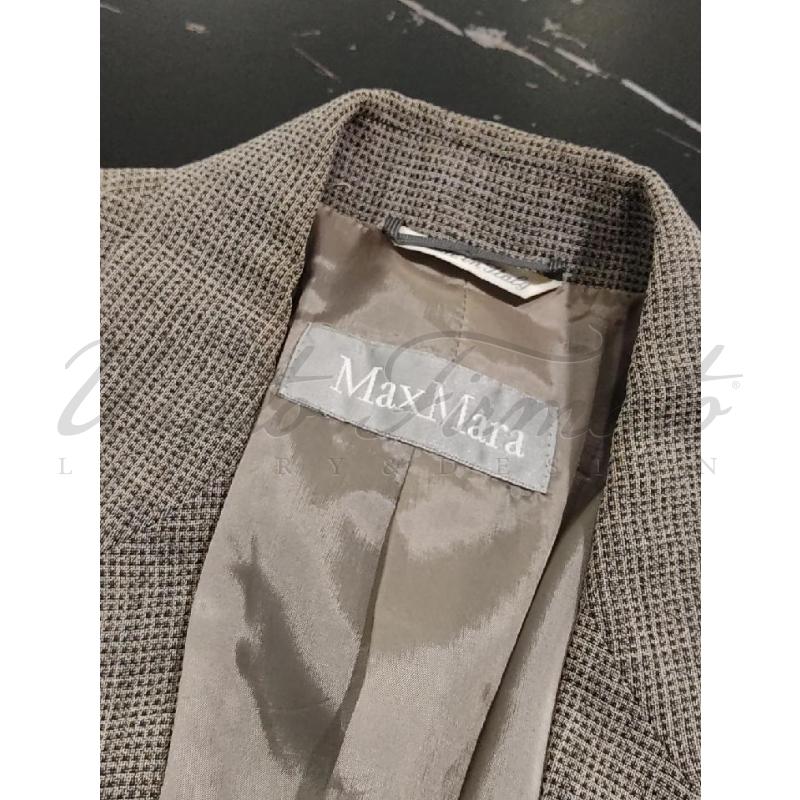 BLAZER DONNA MAXMARA BEIGE TG. 40 | Mercatino dell'Usato Roma parioli 4