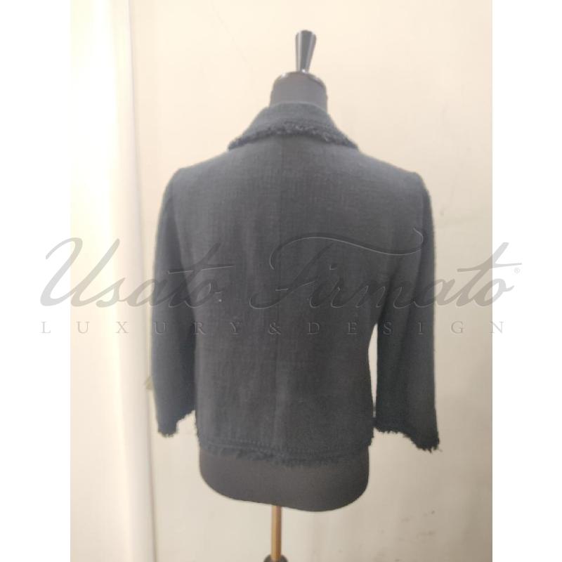 BLAZER DONNA MOSCHINO NERA TG. 42 | Mercatino dell'Usato Roma parioli 3