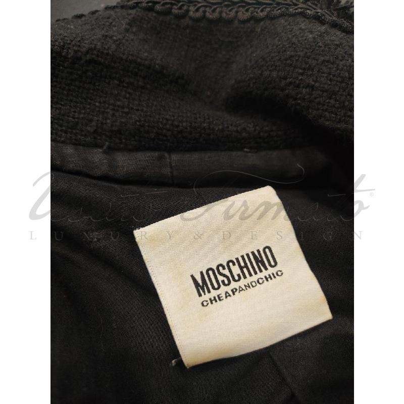 BLAZER DONNA MOSCHINO NERA TG. 42 | Mercatino dell'Usato Roma parioli 4
