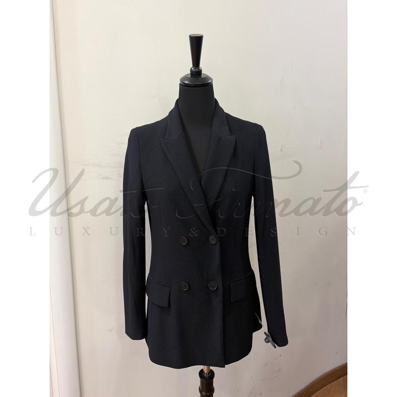 BLAZER DONNA SEVENTY NERO DOPPIOPETTO TG  M  | Mercatino dell'Usato Roma parioli 1