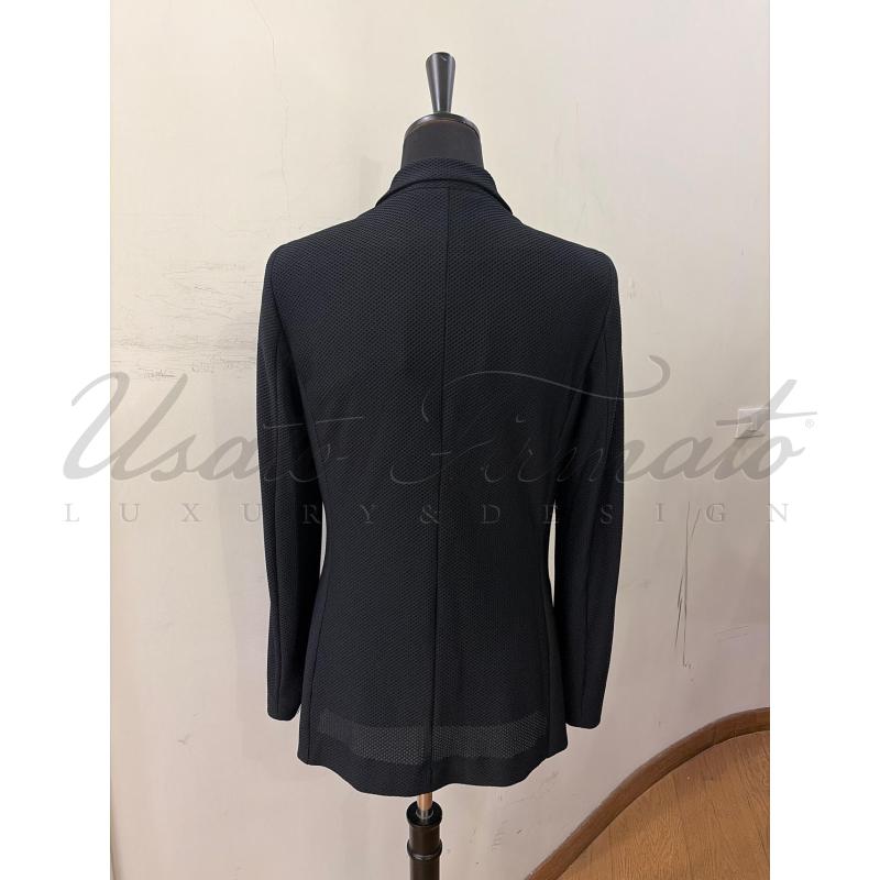 BLAZER DONNA SEVENTY NERO DOPPIOPETTO TG  M  | Mercatino dell'Usato Roma parioli 3