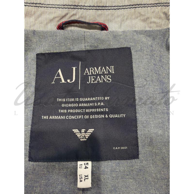BLAZER UOMO ARMANI JEANS BLU TG XL | Mercatino dell'Usato Roma parioli 4
