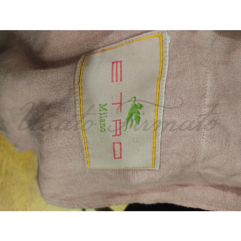 BLAZER UOMO ETRO LINO ROSA TG L | Mercatino dell'Usato Roma parioli 4