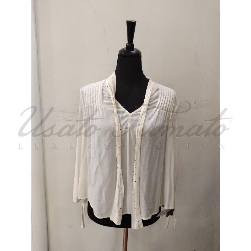 BLUSA DONNA INTREND PANNA STRASS TG. 42 | Mercatino dell'Usato Roma parioli 1