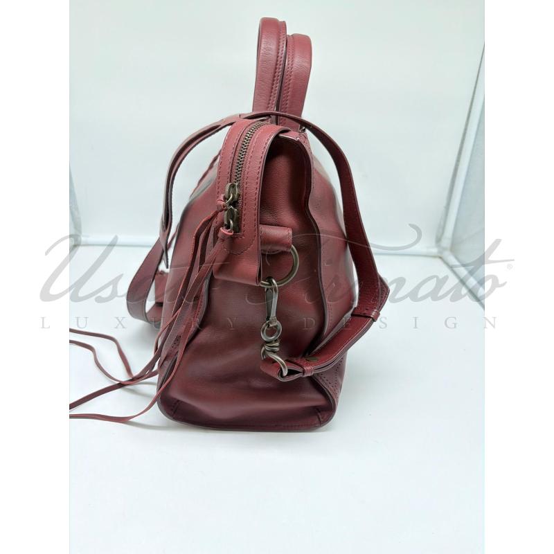 BORSA BALENCIAGA BLACKOUT CITY BORDEAUX PELLE 535269 | Mercatino dell'Usato Roma parioli 2