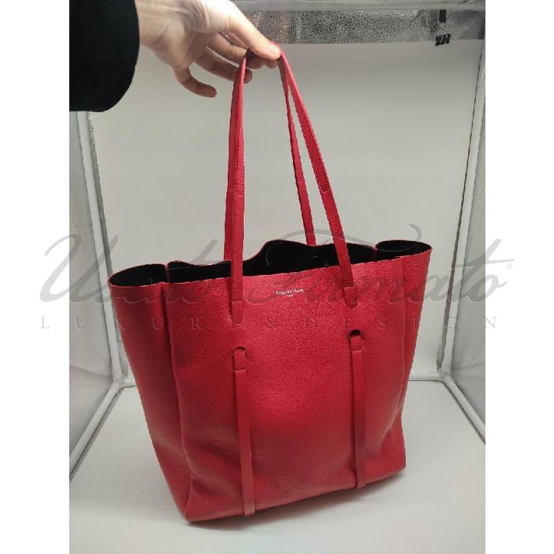 BORSA BALENCIAGA ROSSA PELLE 475199.6560.A535269 | Mercatino dell'Usato Roma parioli 2