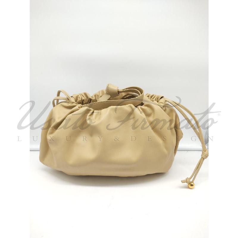 BORSA BOTTEGA VENETA POUCH BEIGE PELLE BO9261872S | Mercatino dell'Usato Roma parioli 2