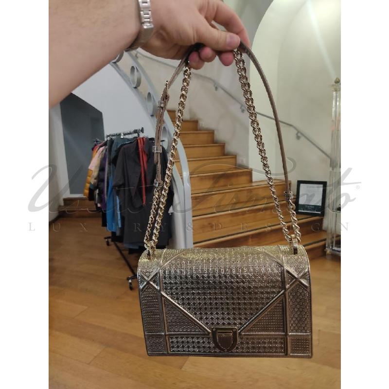 BORSA DIOR DIORAMA VERNICE ORO 09BO0177 | Mercatino dell'Usato Roma parioli 5