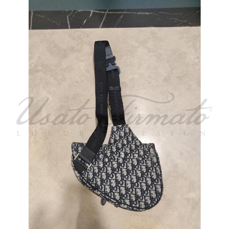 BORSA DIOR SUDDLE JACQUARD OBLIQUE 19BO0169 | Mercatino dell'Usato Roma parioli 2