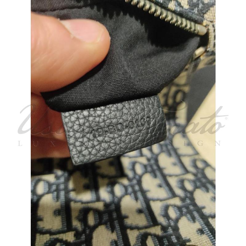 BORSA DIOR SUDDLE JACQUARD OBLIQUE 19BO0169 | Mercatino dell'Usato Roma parioli 4