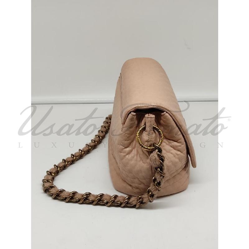 BORSA DONNA AGNONA ROSA PELLE  | Mercatino dell'Usato Roma parioli 2