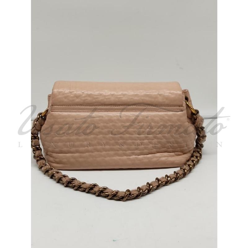 BORSA DONNA AGNONA ROSA PELLE  | Mercatino dell'Usato Roma parioli 3