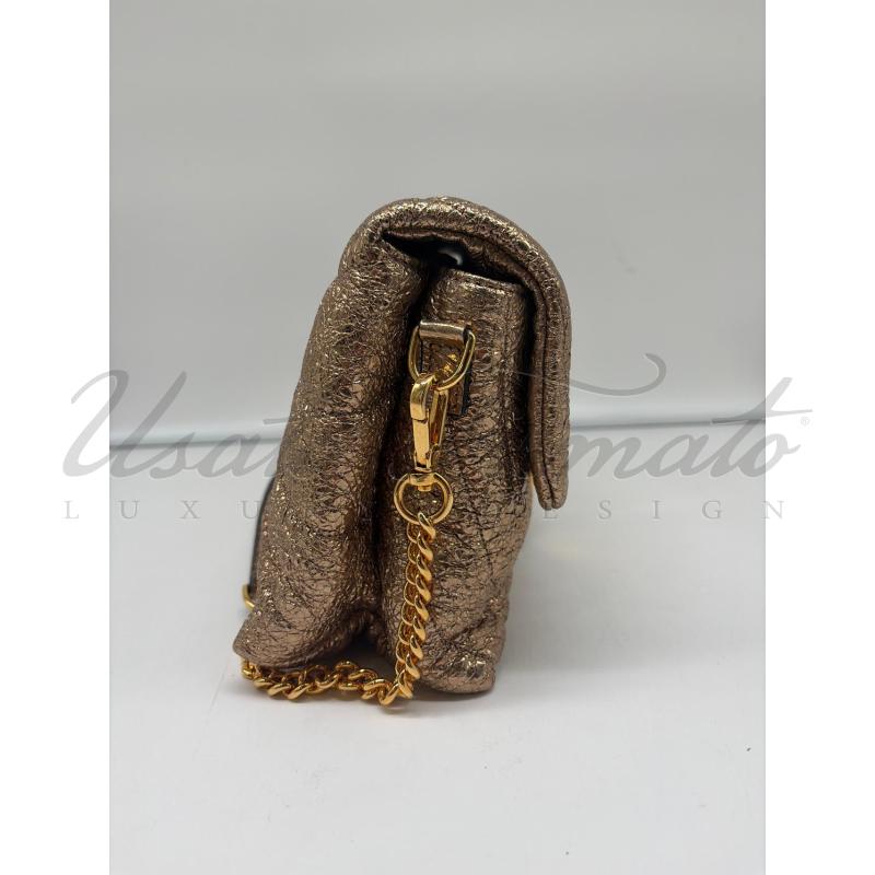 BORSA DONNA ESCADA DORATA CUORE | Mercatino dell'Usato Roma parioli 2