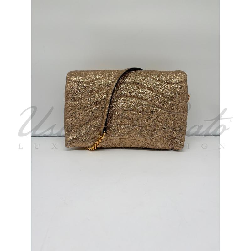BORSA DONNA ESCADA DORATA CUORE | Mercatino dell'Usato Roma parioli 3
