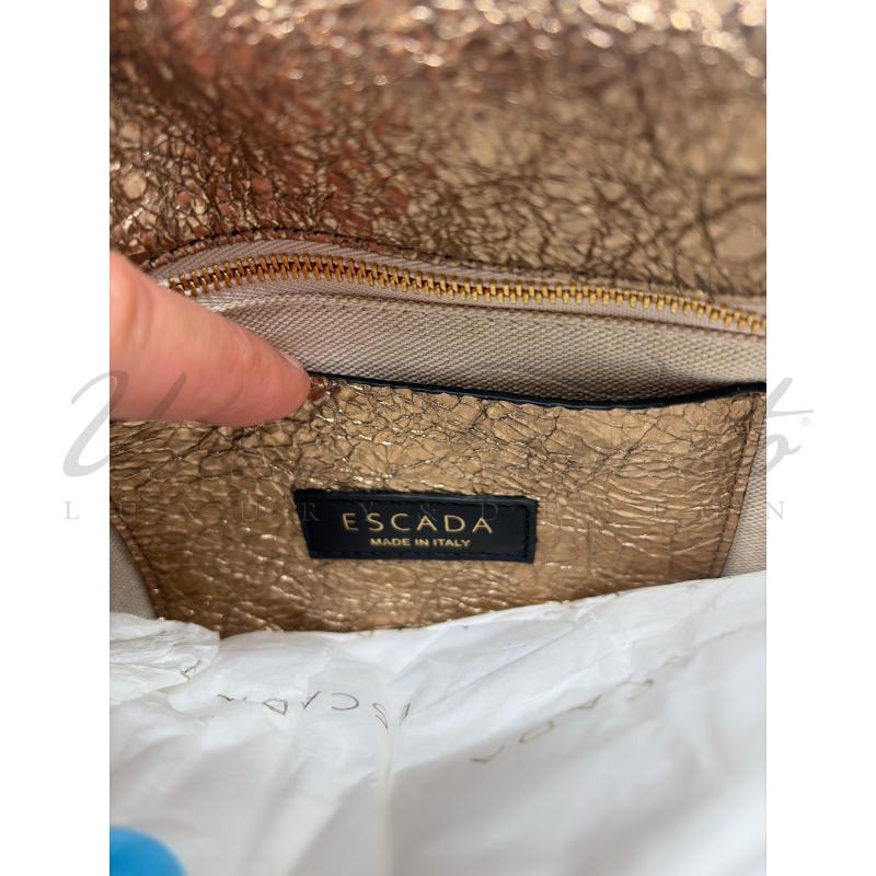 BORSA DONNA ESCADA DORATA CUORE | Mercatino dell'Usato Roma parioli 4