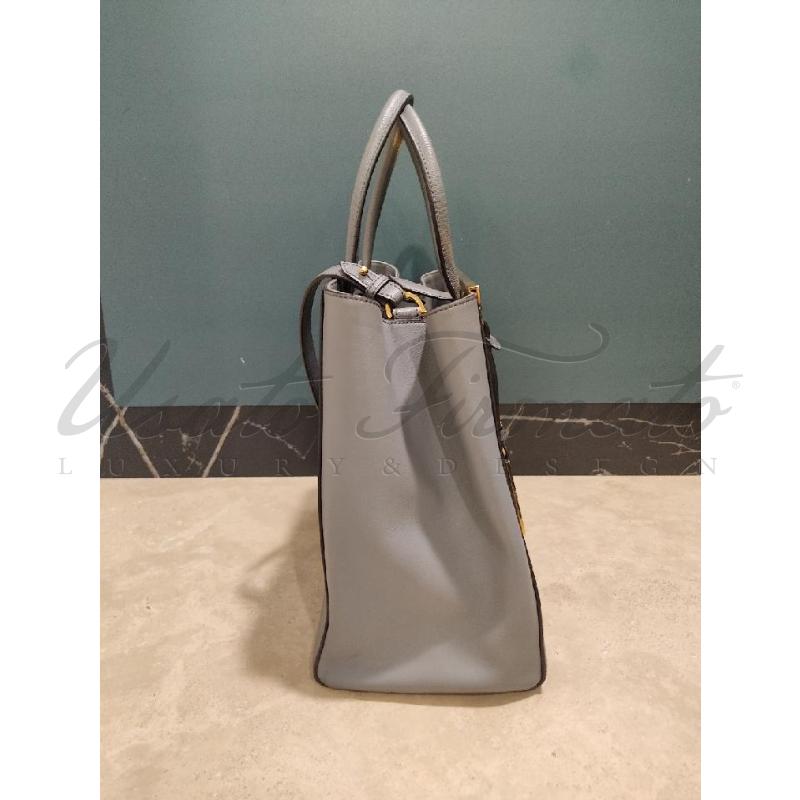BORSA DONNA FENDI 2JOURS GRIGIA PELLE 8BH250 | Mercatino dell'Usato Roma parioli 2