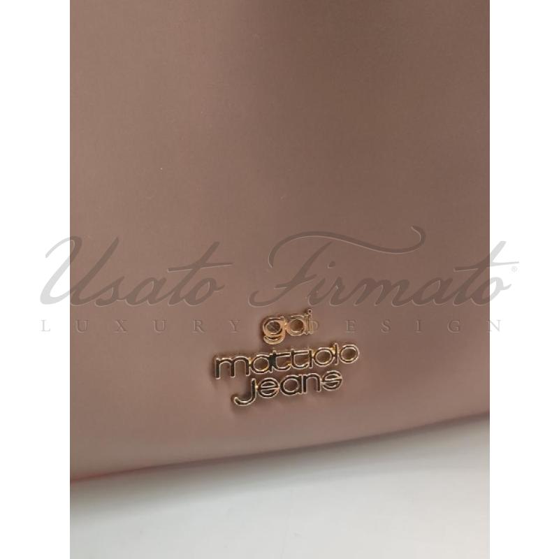 BORSA DONNA GAI MATTIOLO BEIGE BIANCA ARANCIO  | Mercatino dell'Usato Roma parioli 4