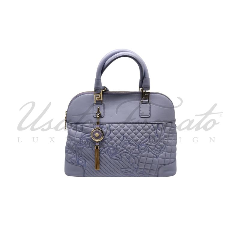 BORSA DONNA GIANNI VERSACE LILLA TRACOLLA  | Mercatino dell'Usato Roma parioli 1